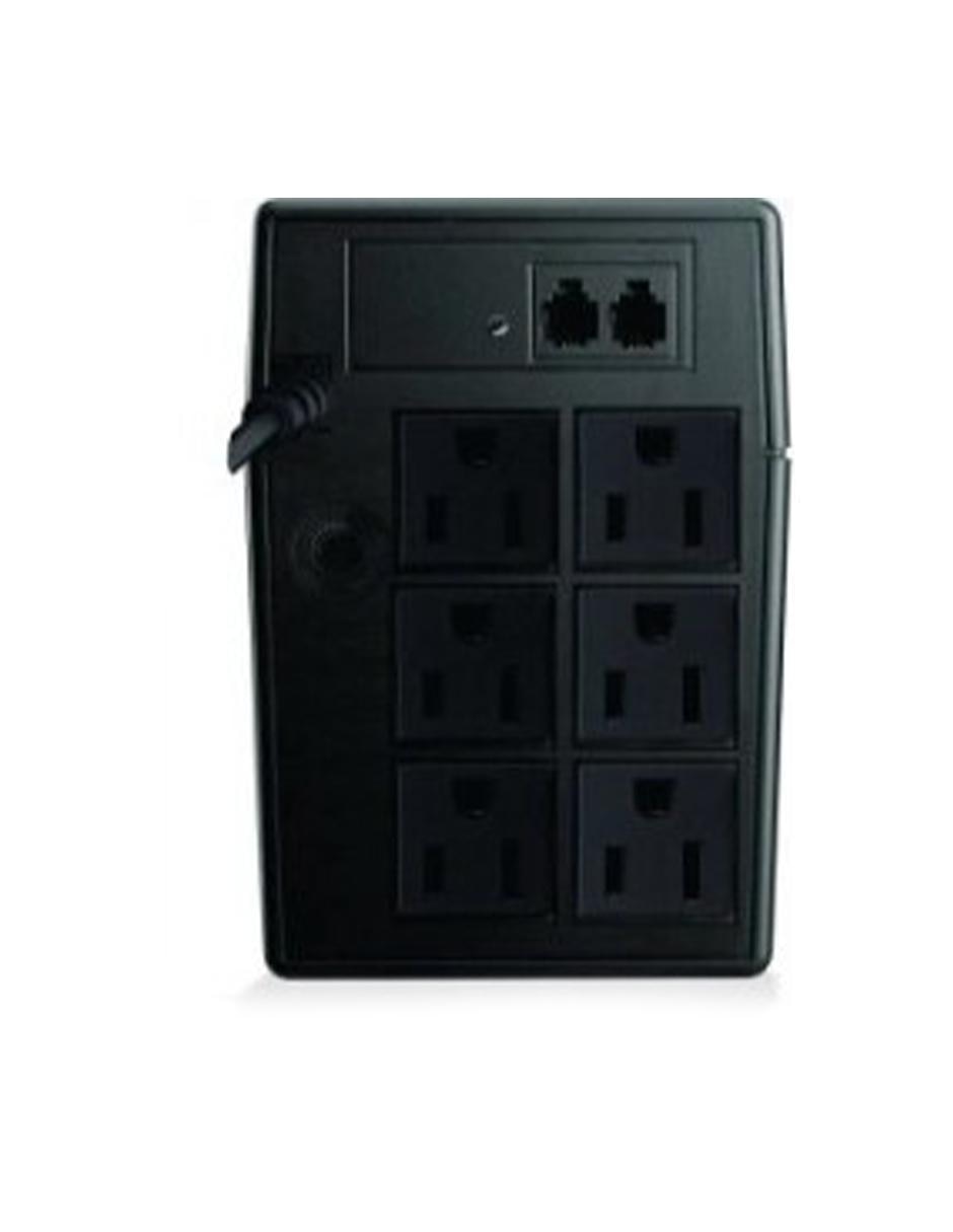 No-Break SBNB1000USB 1000VA/500 Watts 6 contactos 2