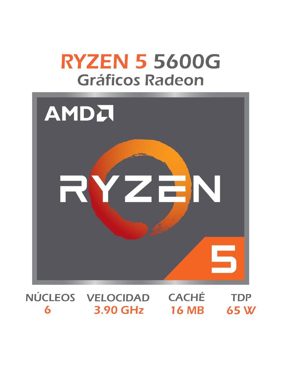 Procesador Ryzen 5 5600G Turbo 4.4GHz 6 Core AM4 100-100000252BOX 2