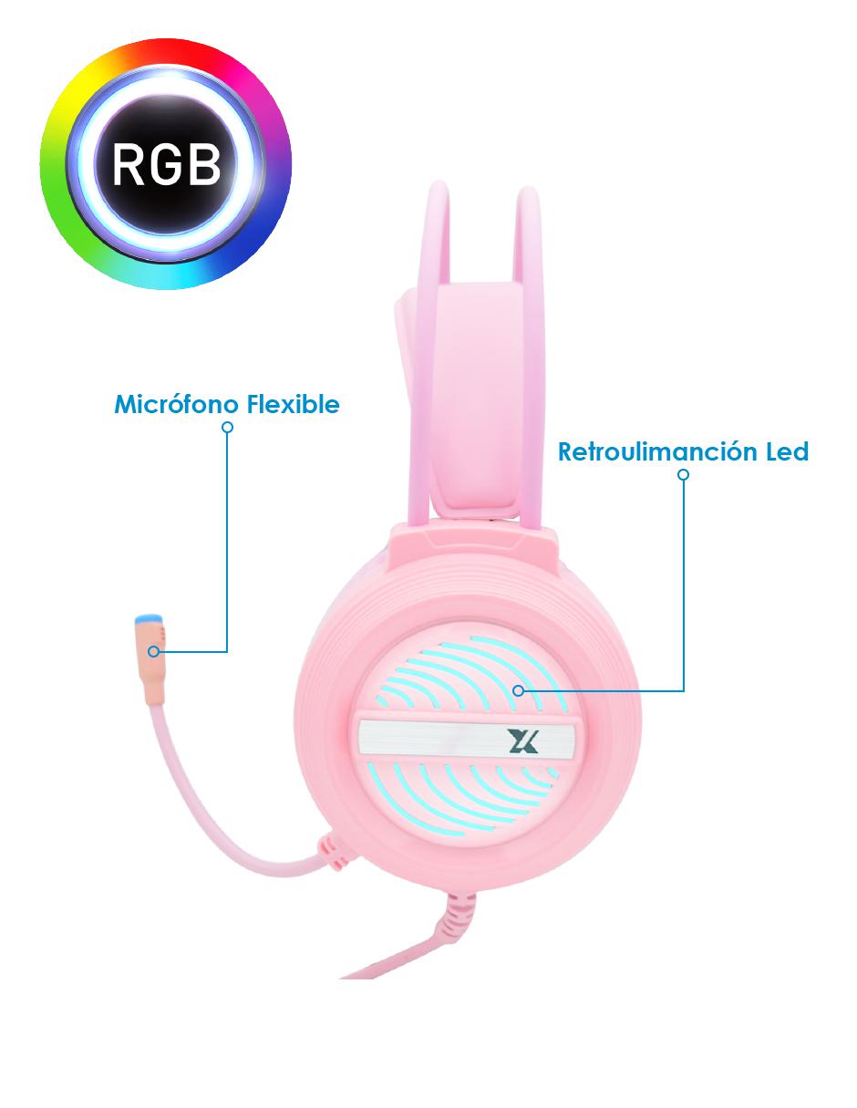 Audífonos gamer over - ear X9S Alámbricos 3