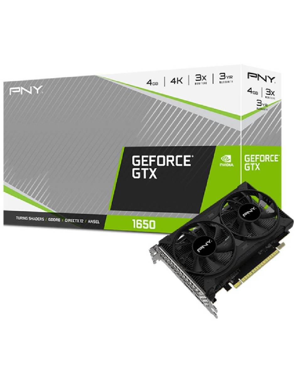 Tarjeta de Video Geforce GTX 1650 4GB GDDR6 Dual VCG16504D6DFPPB 4