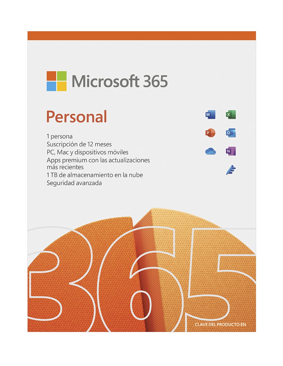 Microsoft 365 Personal Office para 1 usuario 2