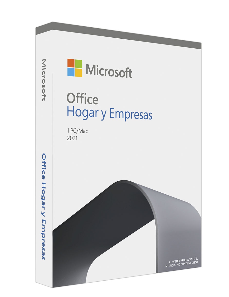 Licencia Office Microsoft Hogar y Empresas 2021 1 equipo 