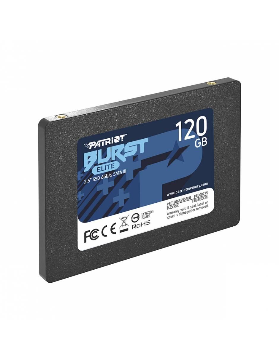 Unidad SSD capacidad 120 GB 3