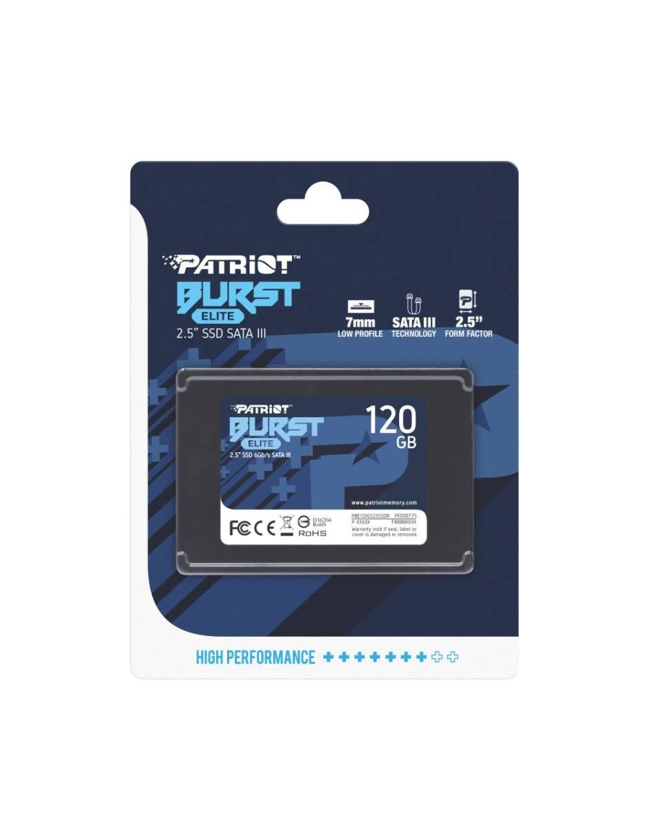 Unidad SSD capacidad 120 GB 4