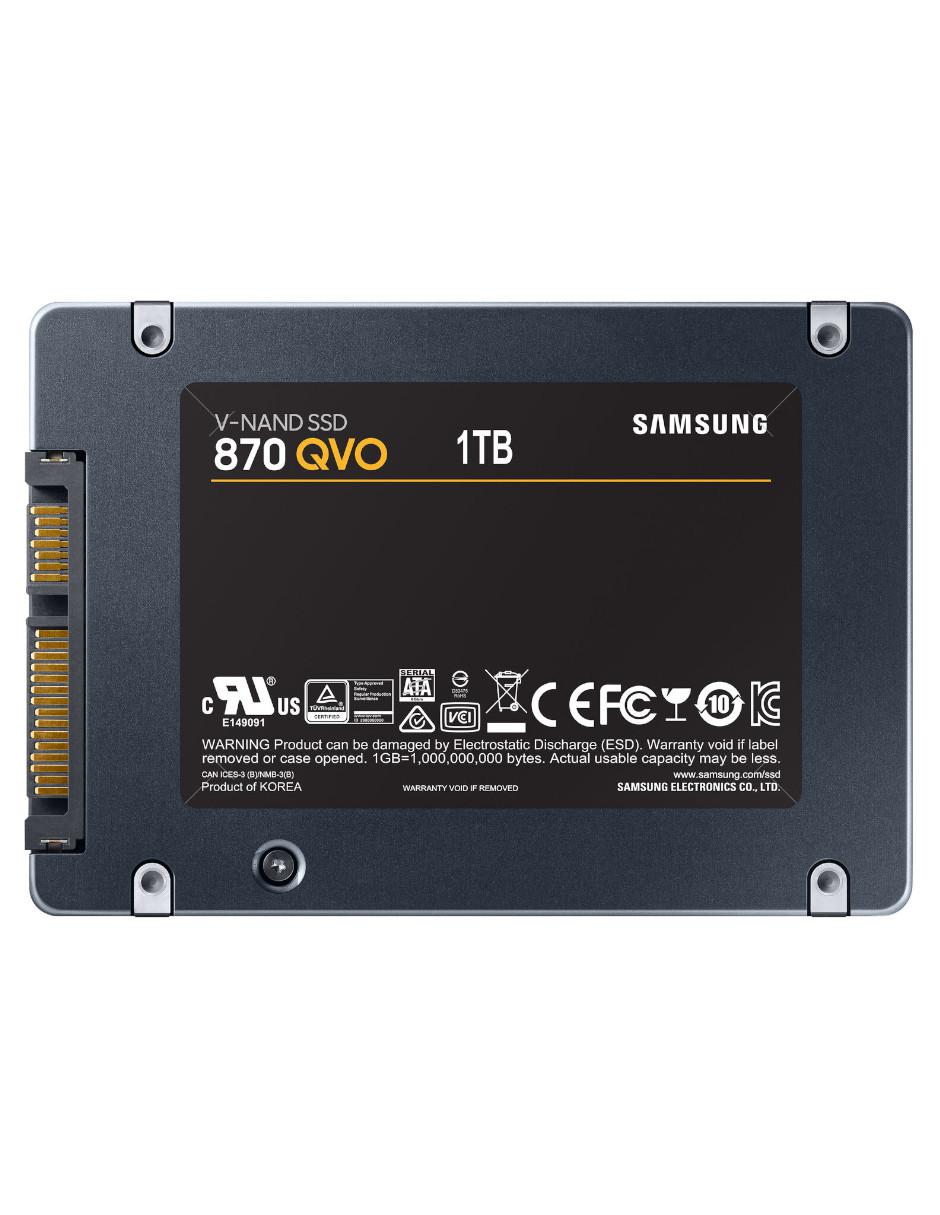 Unidad de Estado Solido SSD 1TB QVO 870 MZ-77Q1T0B 4