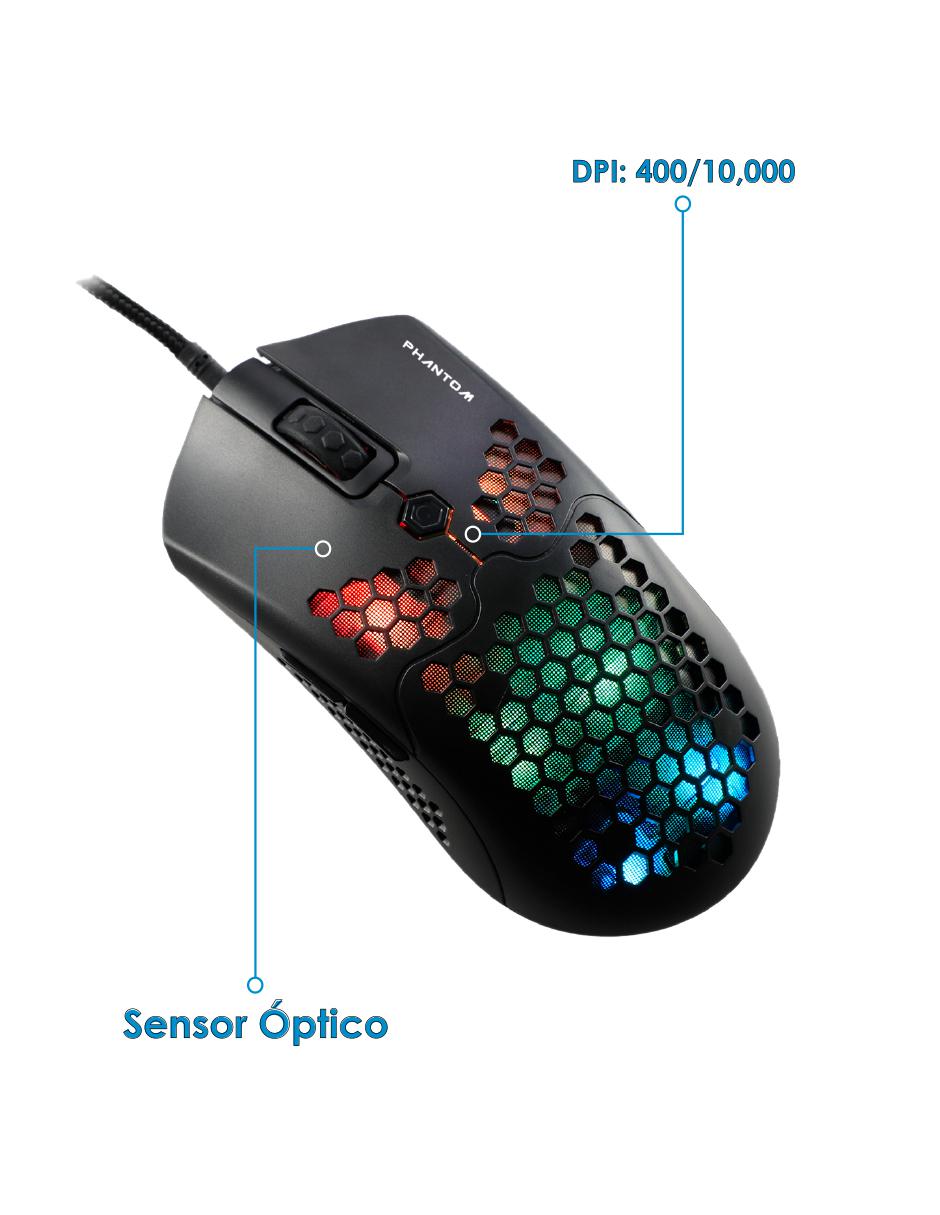 Mouse Alámbrico Gaming NA-0954 RGB 2