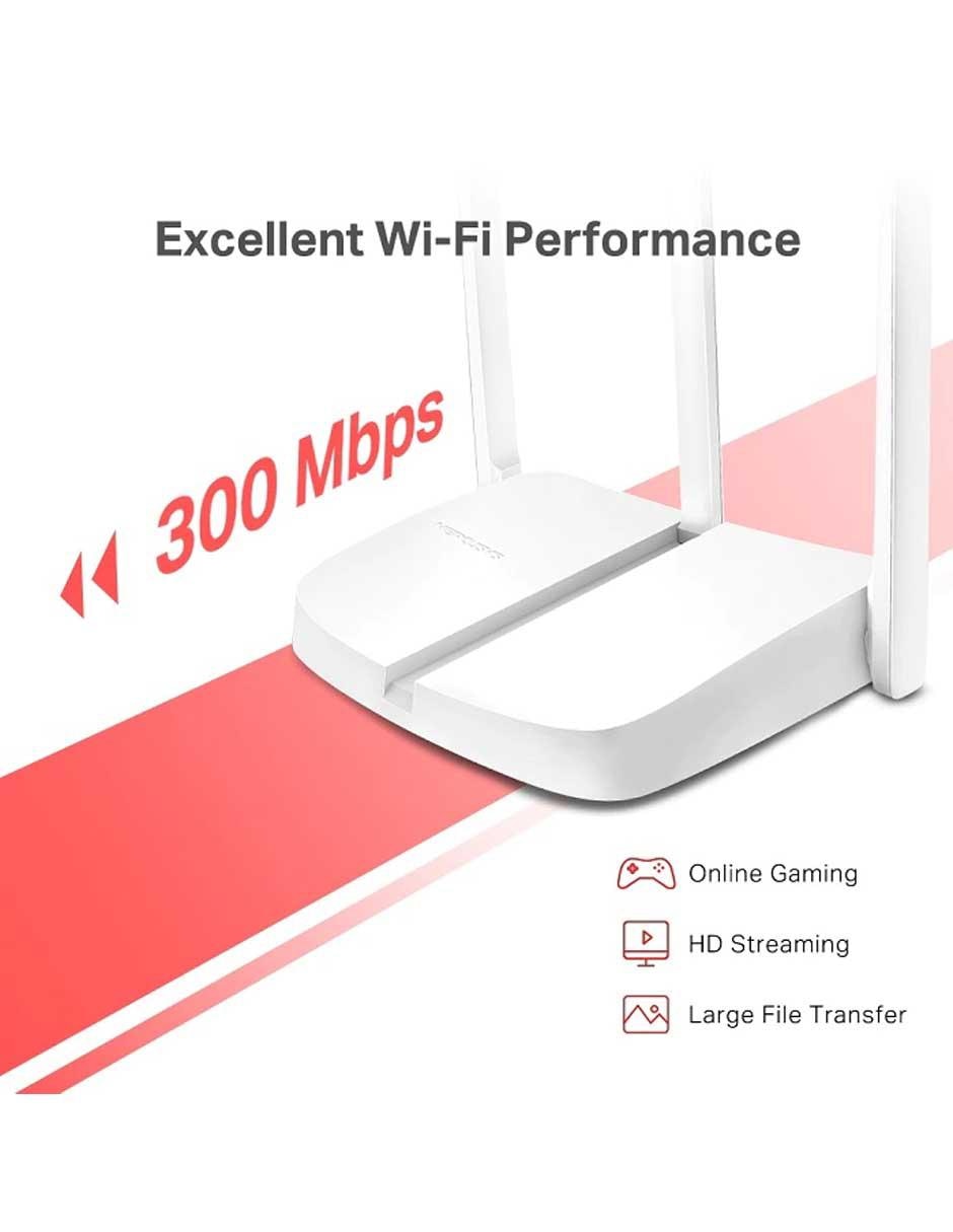 Router Inalámbrico 300Mbps Multi-Mode Wireless N 3