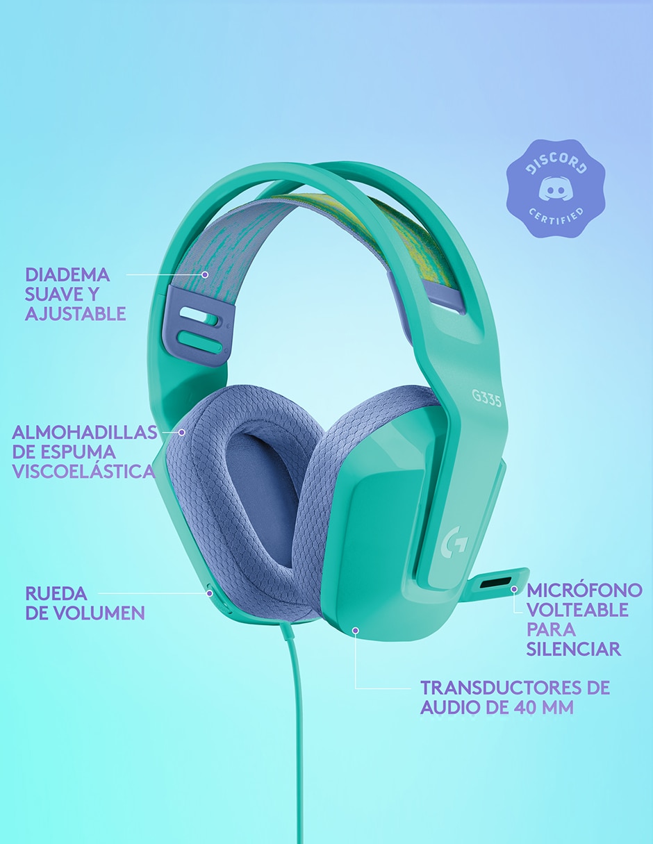 Audífonos Over-Ear 335 Alámbricos 6