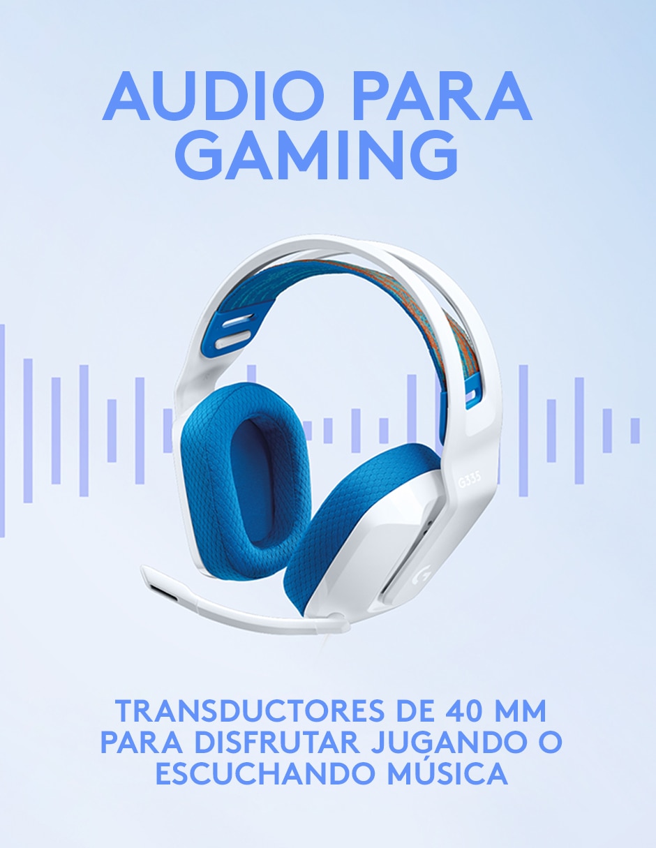 Audífonos Gamer Over-Ear 335 Alámbrico 10