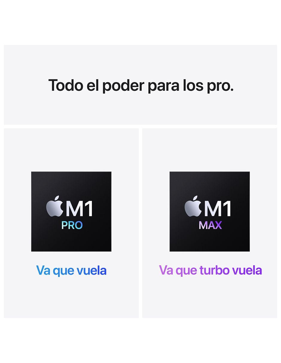 MacBook Pro 16 pulgadas M1 Pro 16 GB RAM 512 GB SSD 3