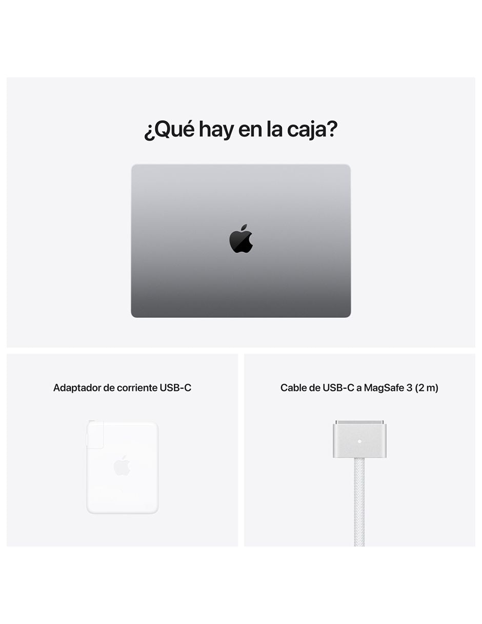 MacBook Pro 16 pulgadas M1 Pro 16 GB RAM 512 GB SSD 5