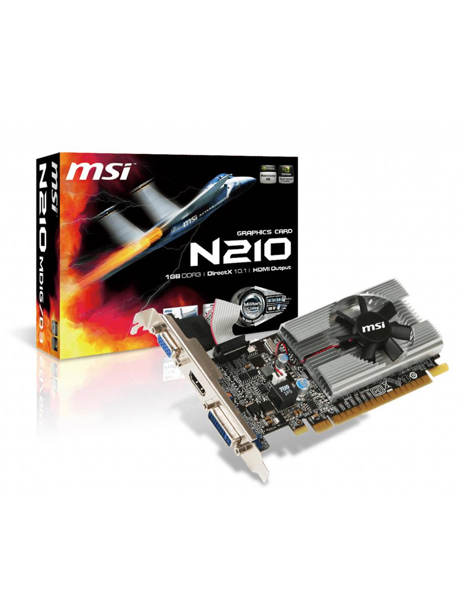 Tarjeta de Video N210-MD1G/D3 1GB GDDR3 VGA DVI HDMI