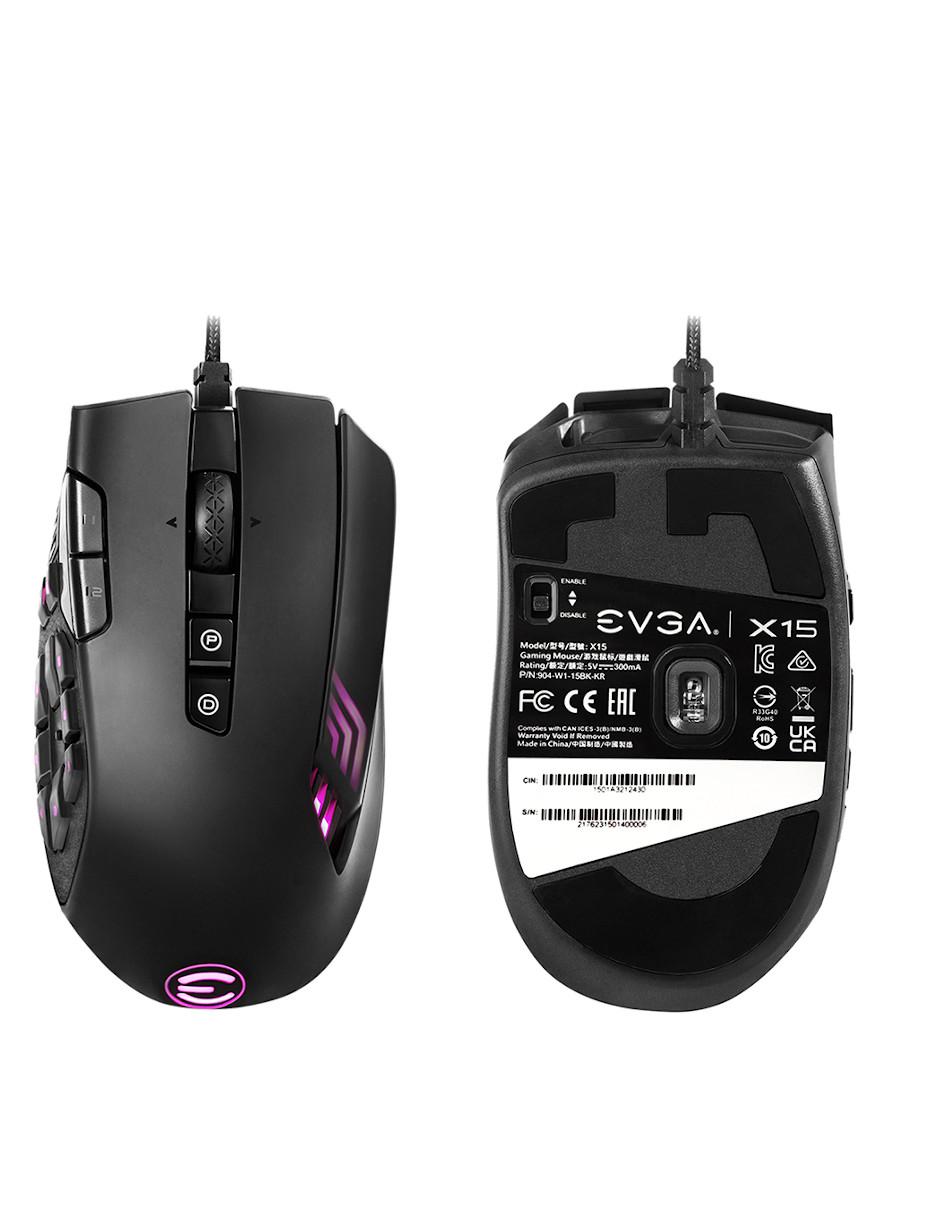 Mouse Gamer X15 MMO 904-W1-15BK-K3 3