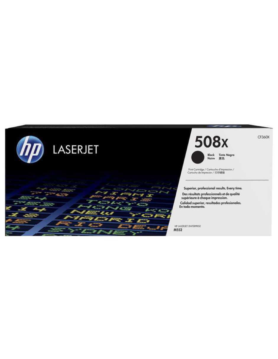 Toner 508X Negro 12500PAG CF360X S 2