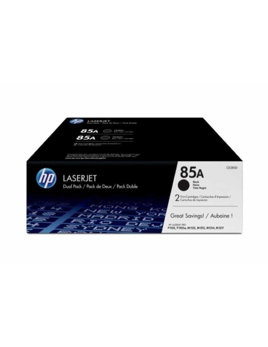 Toner 85A Negro 1600PAG DUAL PACK CE285AD