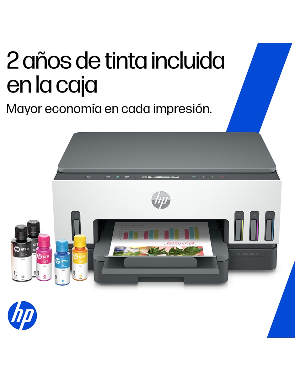 Multifuncional Smart Tank 720 de tinta continua alámbrica a color 9