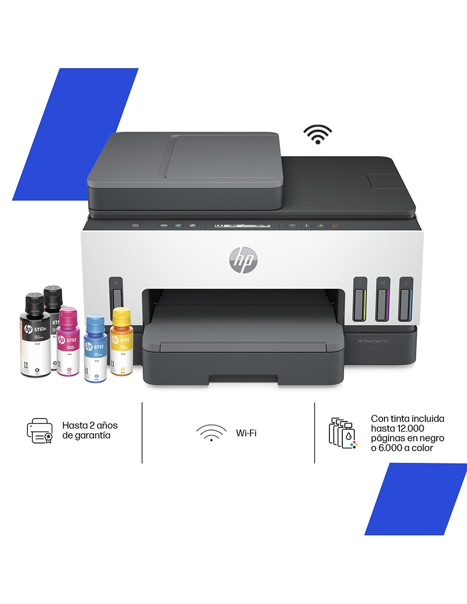 Multifuncional Smart Tank 750 de tinta continua alámbrica a  color 2
