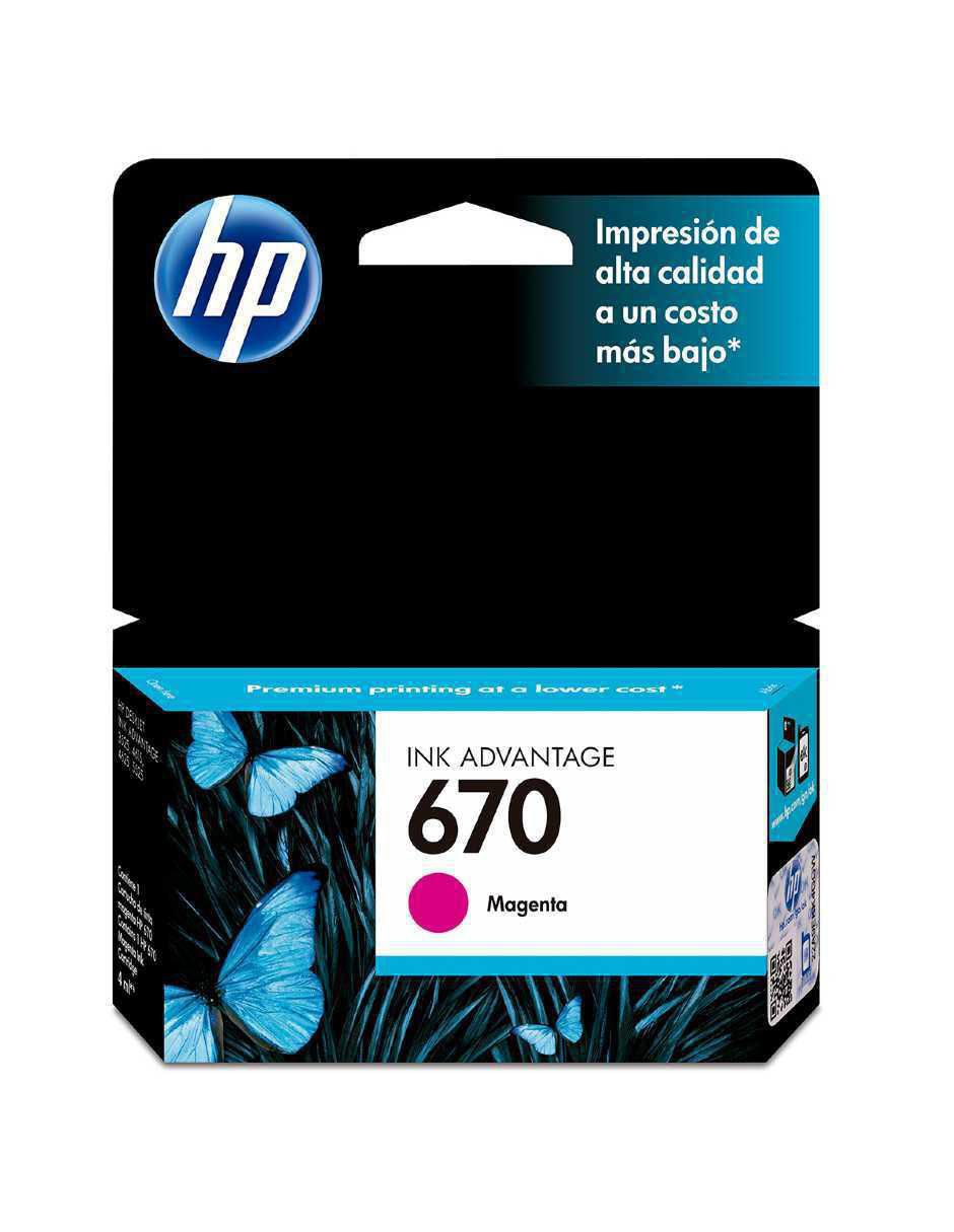 Cartucho de tinta 670
