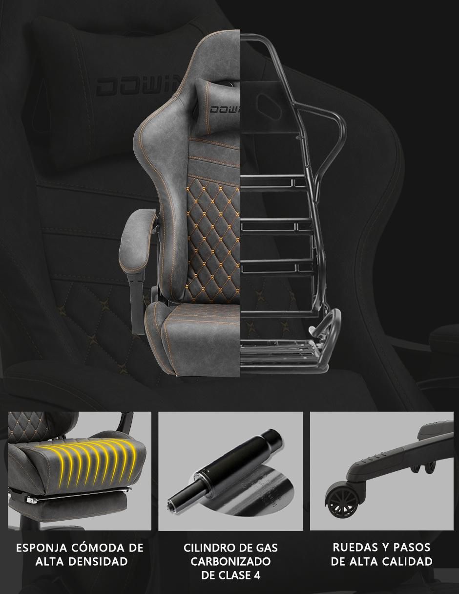 Silla Gamer con masajeador Exec Pro 6689 Dowinx