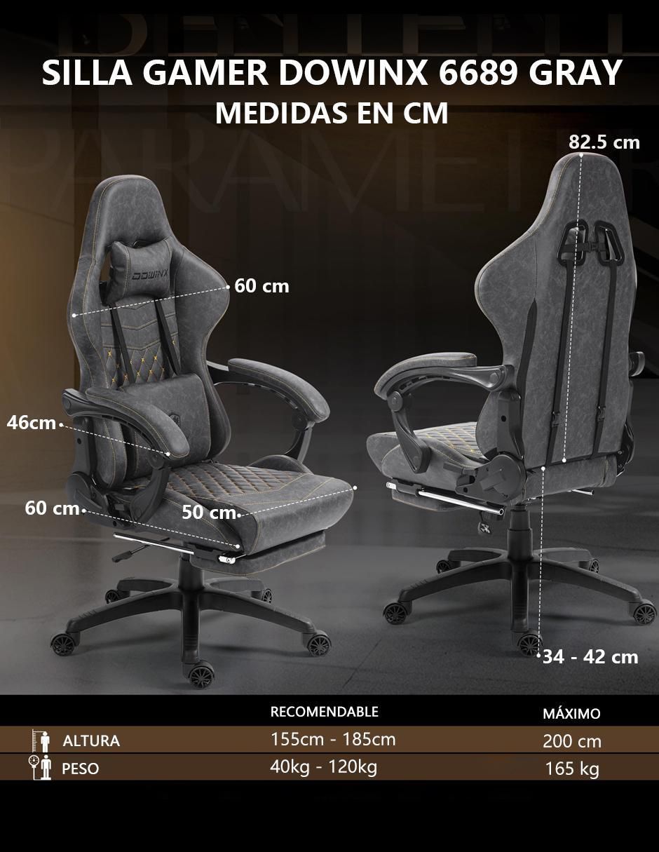 Silla Gamer con masajeador Exec Pro 6689 Dowinx