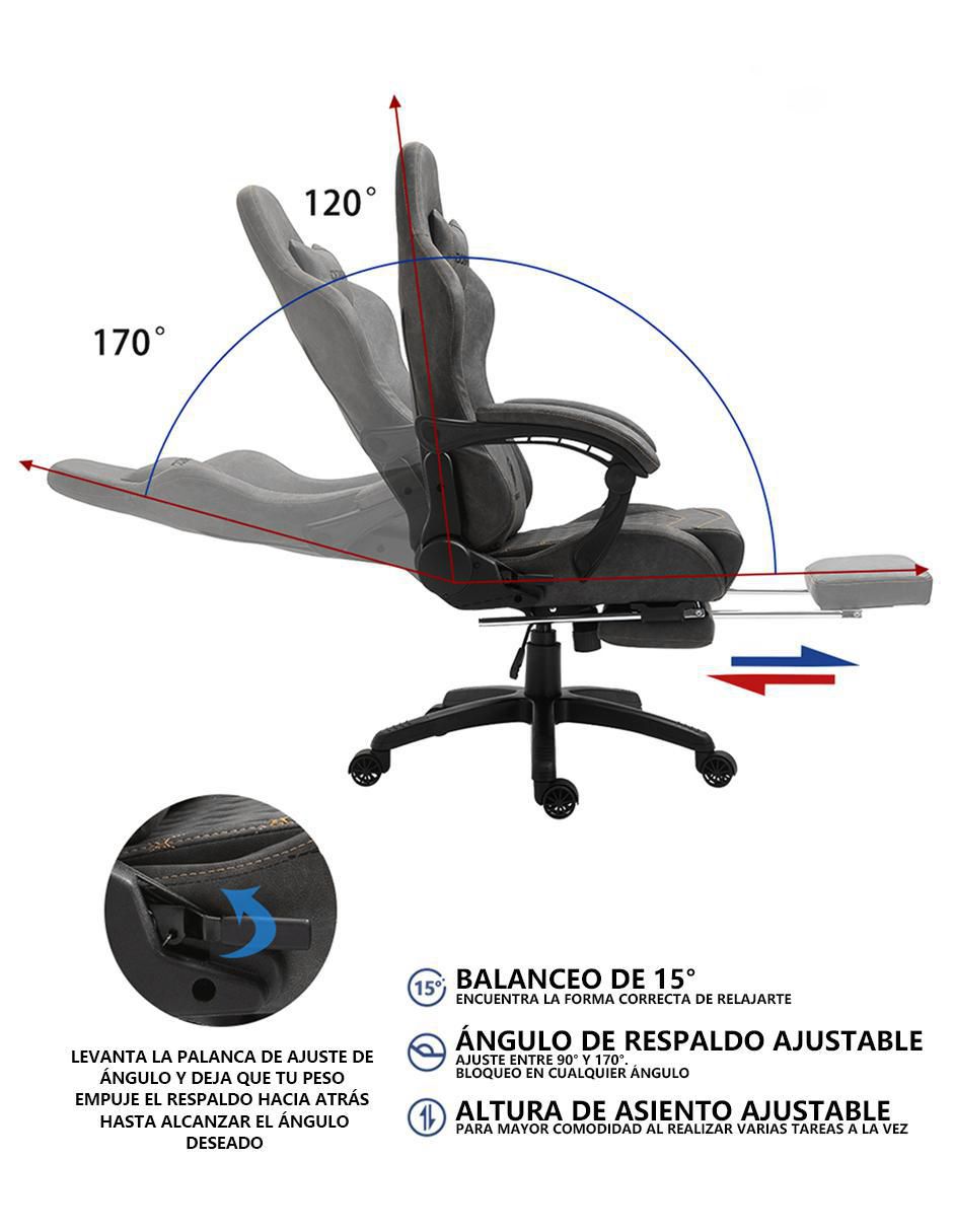 Silla Gamer con masajeador Exec Pro 6689 Dowinx