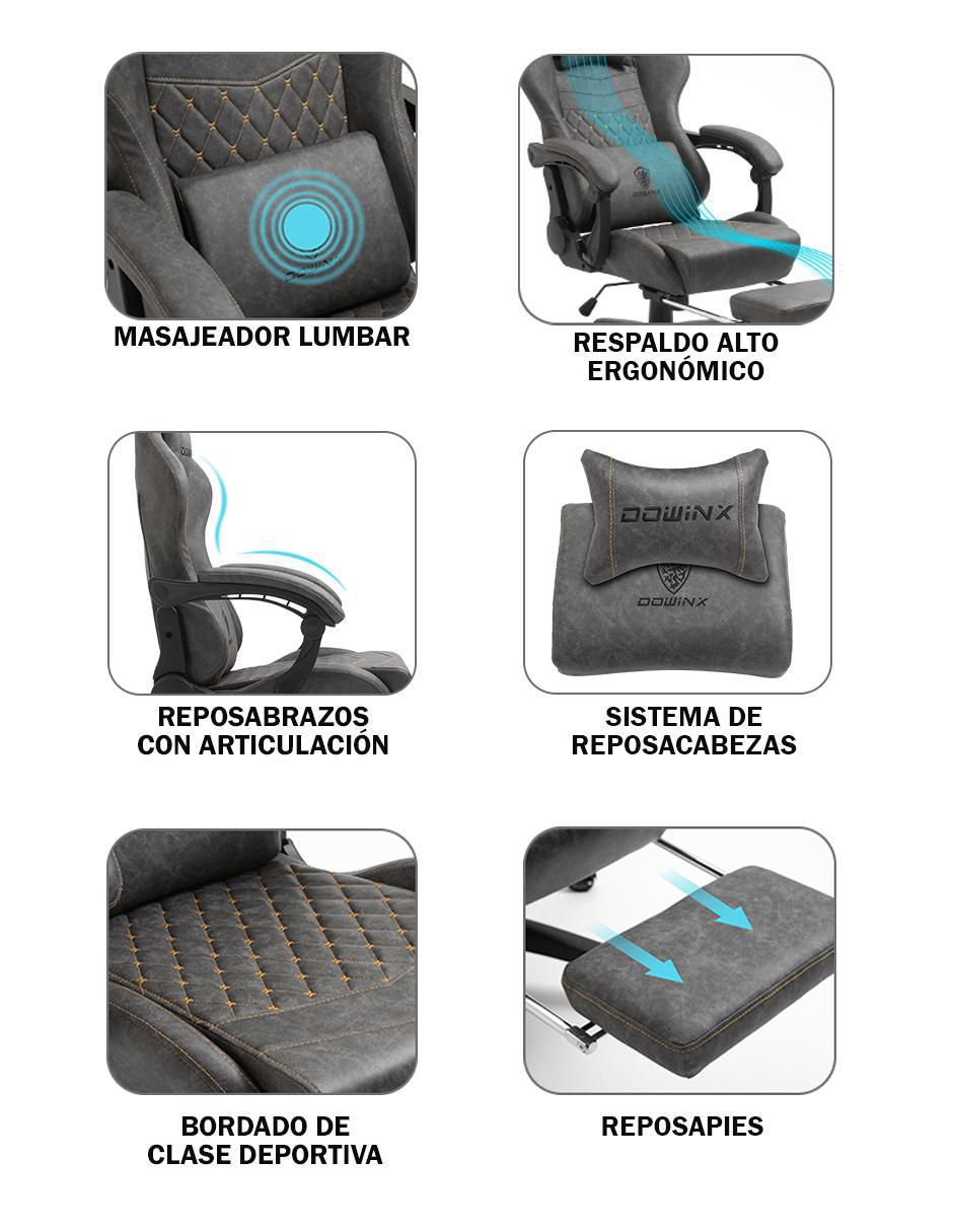 Silla Gamer con masajeador Exec Pro 6689 Dowinx