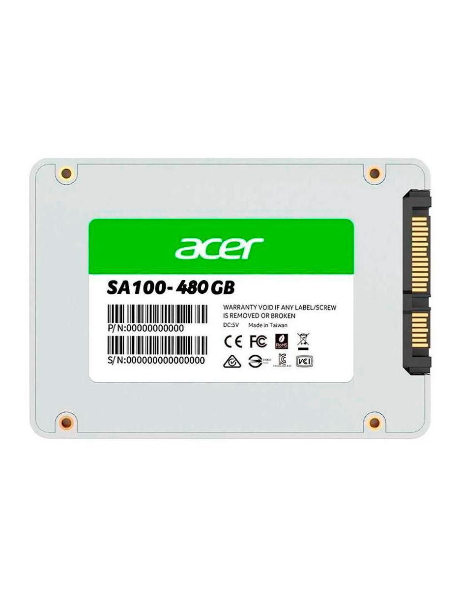 Unidad de Estado Solido SA100 de 480 GB SSD 2