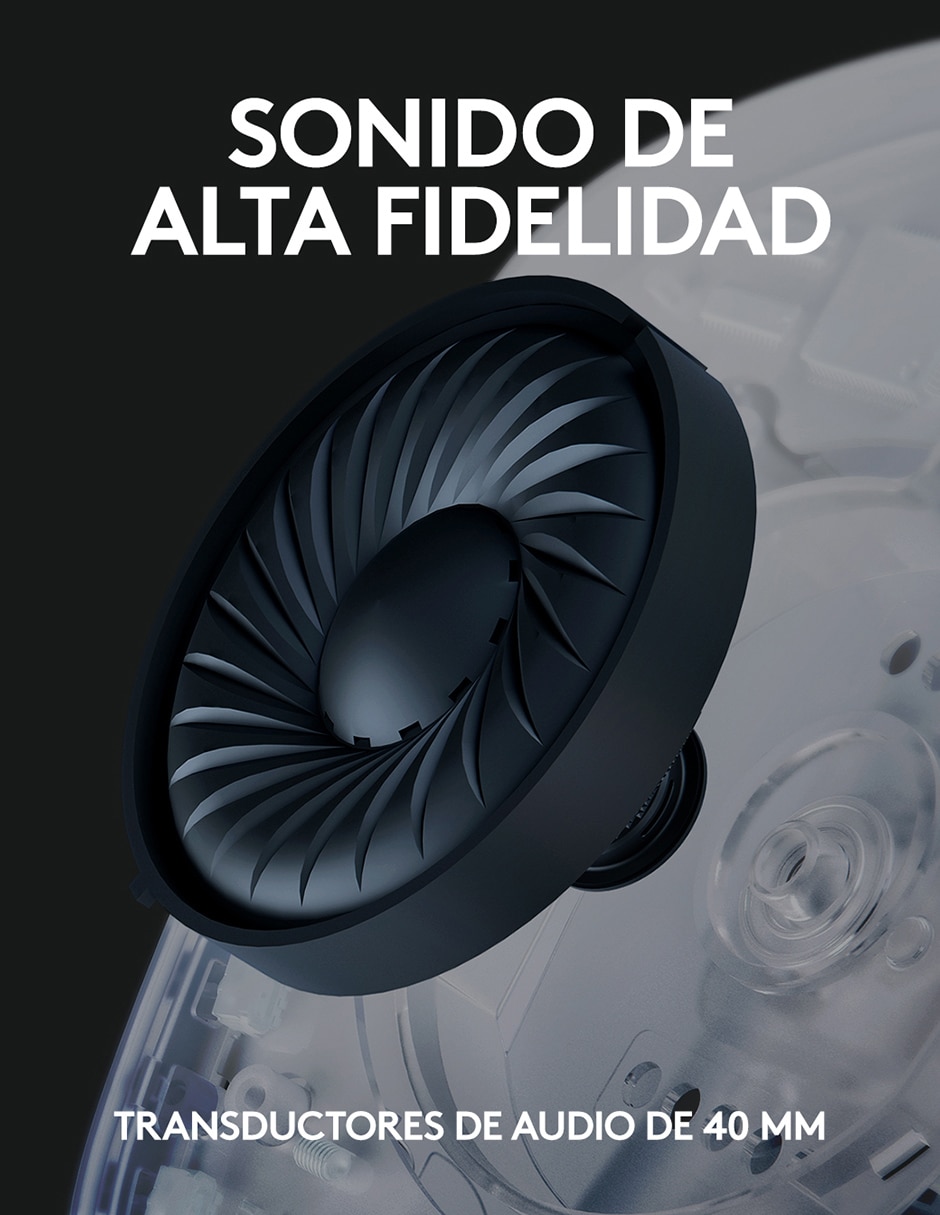 Audífonos gamer over - ear G435 Inalámbricos con cancelación de ruido 3