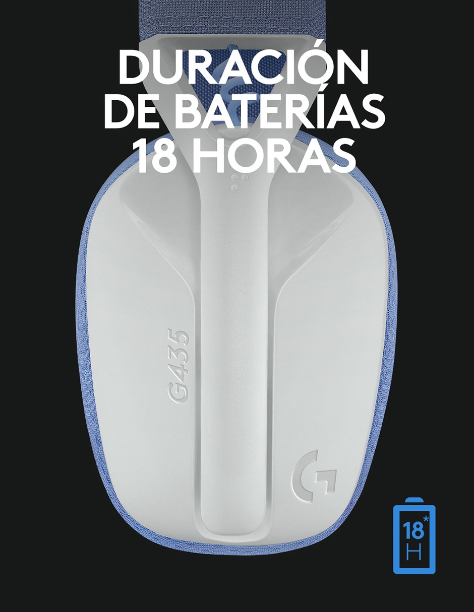 Audífonos gamer over - ear G435 Inalámbricos con cancelación de ruido 6