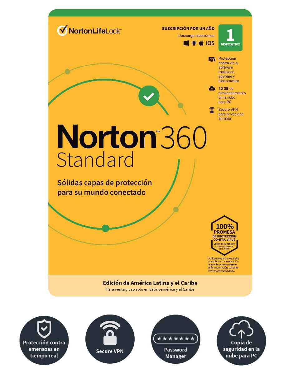Norton 360 Standard Antivirus para 1 usuario 4