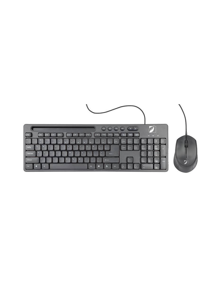 Kit teclado con soporte para celular y mouse 18-8326