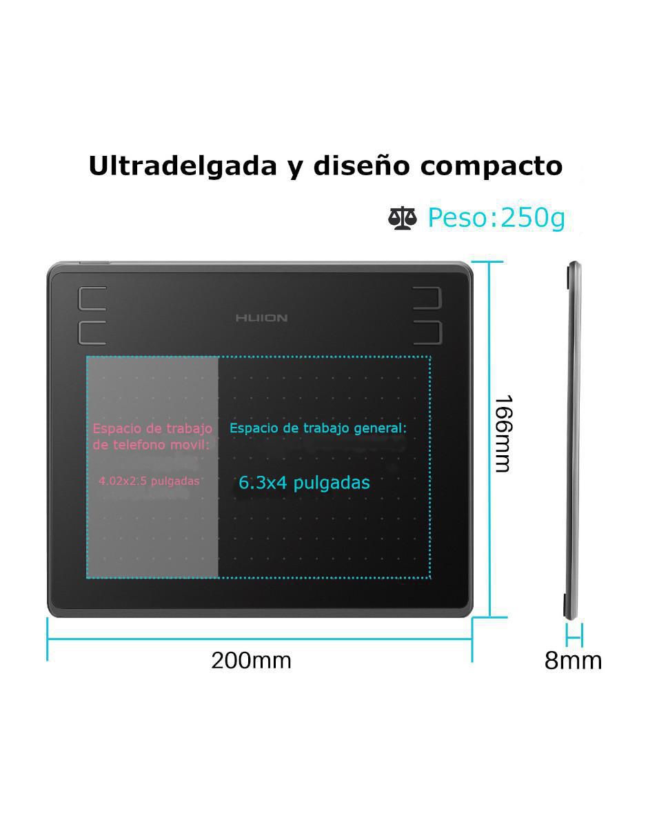 Tableta Digitalizadora HS64 6