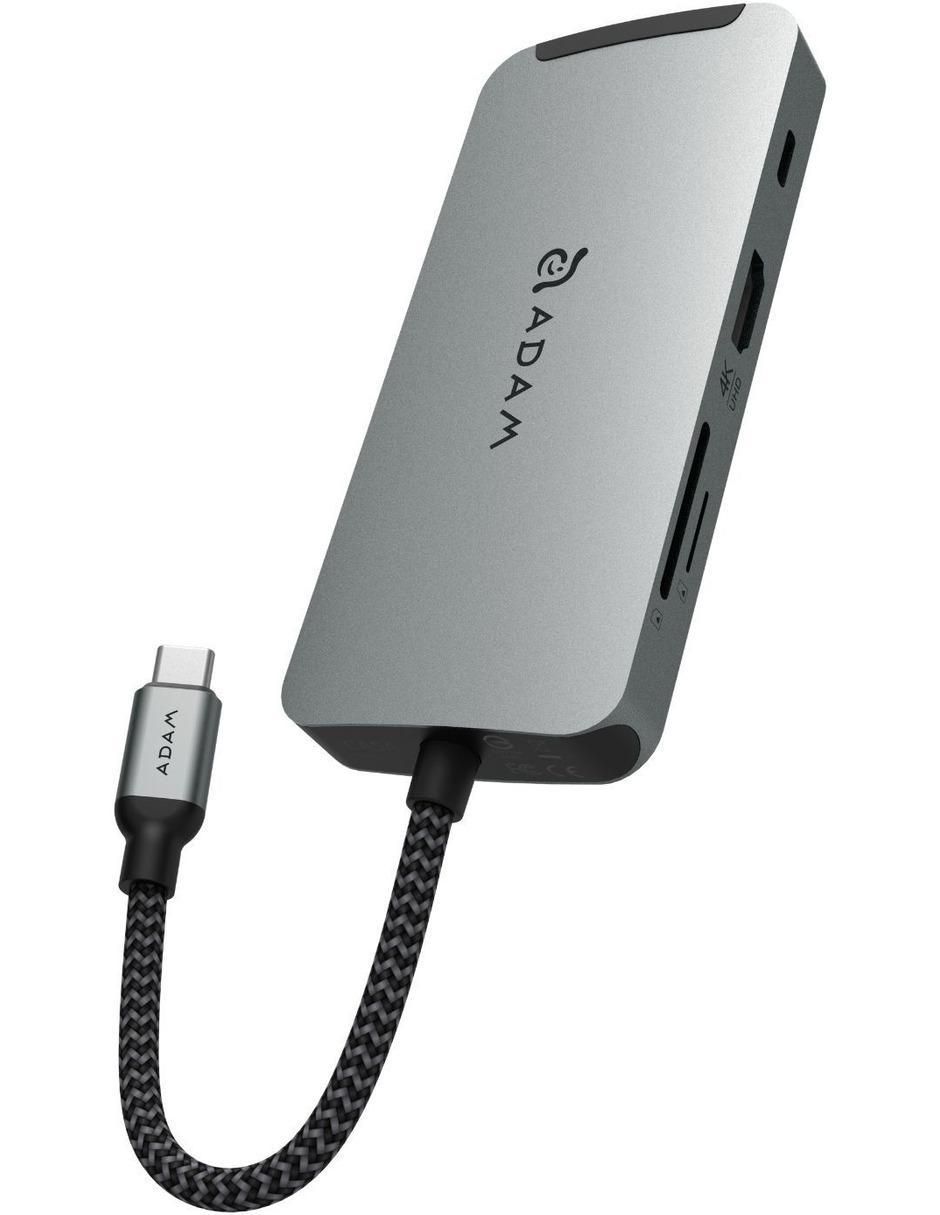 Adaptador 8 en 1 Hub A08 USB-C