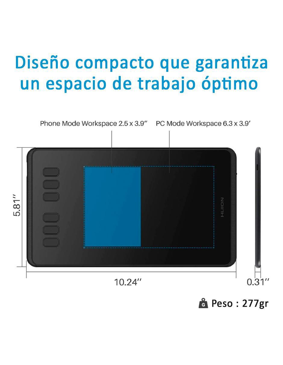 Tableta Grafica Inspiroy H640P 3