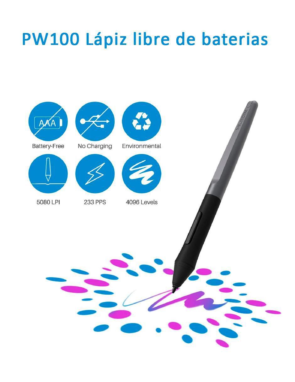Tableta Grafica Inspiroy H640P 4