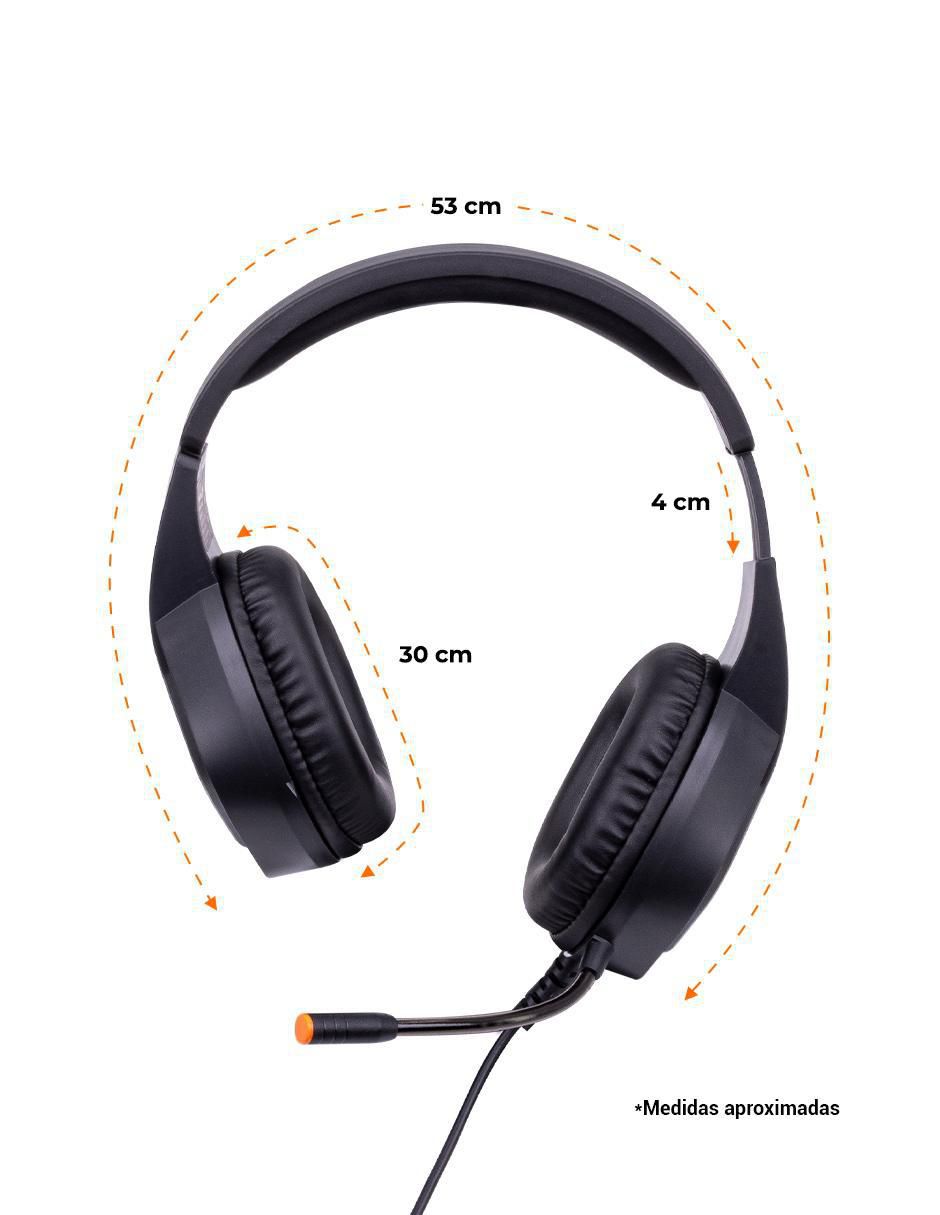Audífonos Gamer Over-Ear IMGHS Alámbricos con Cancelación de Ruido 4