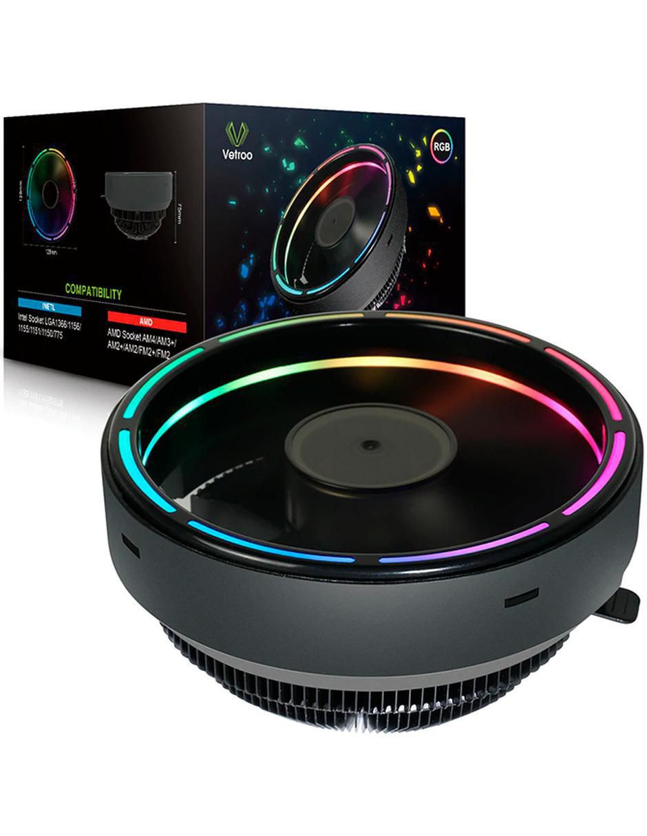 Kit 3 Ventiladores Pc Gamer 120mm Rgb Disipadores Para Cpu