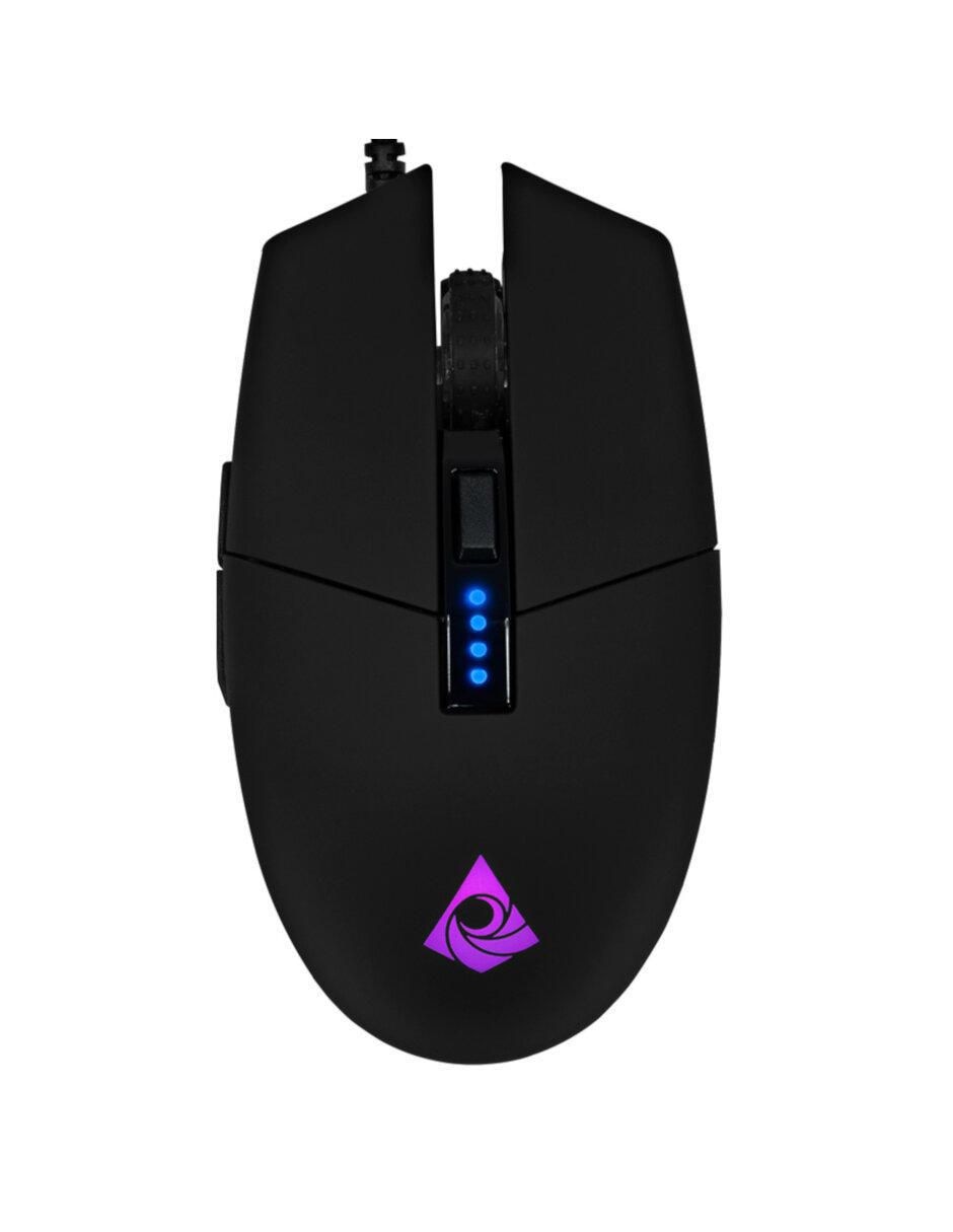 Mouse Alámbrico Triton Black Mate ARGB 2
