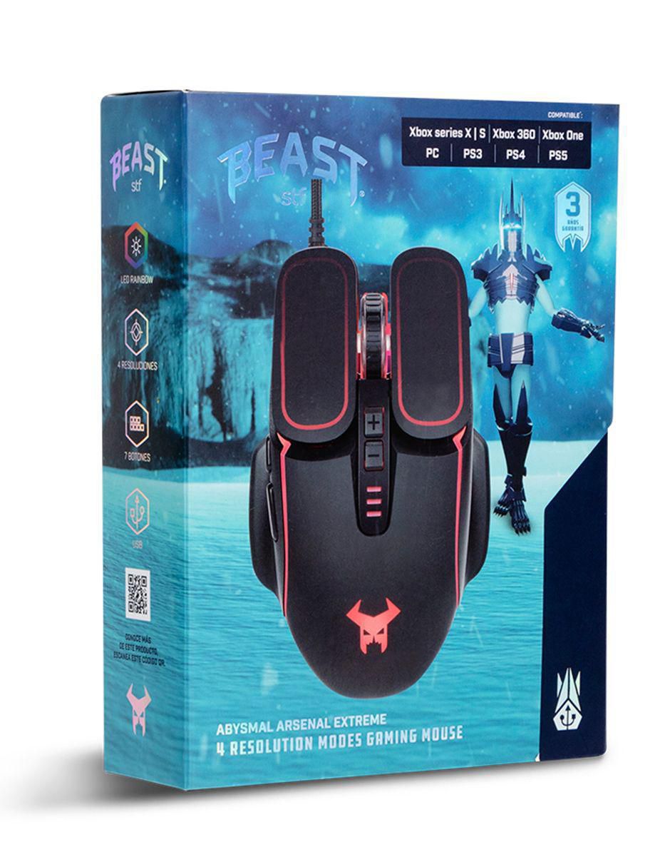 Mouse Gaming Alámbrico Abysmal Arsenal Extreme Beast 4