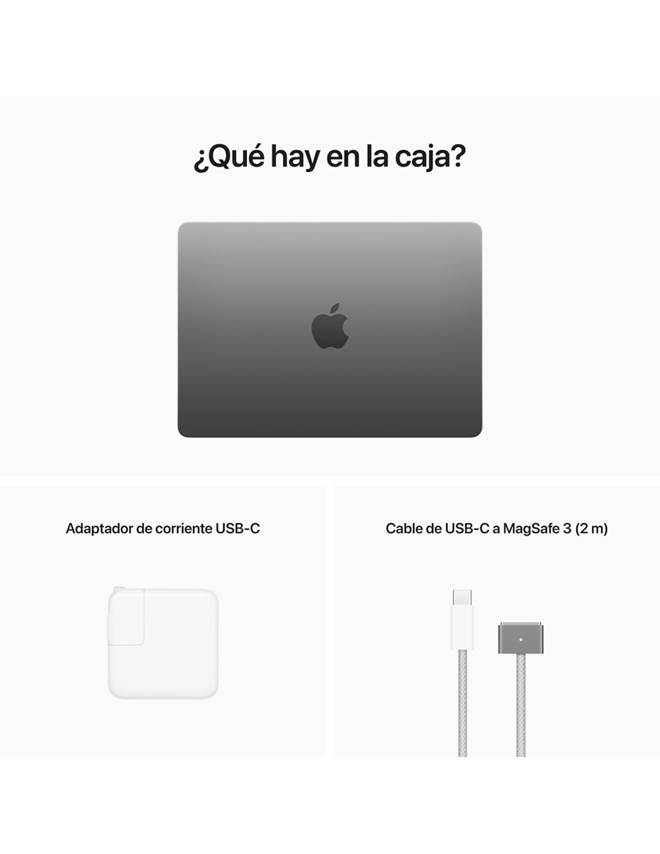 MacBook Air 13.6 pulgadas M2 8 GB RAM 512 GB SSD Gris espacial 5