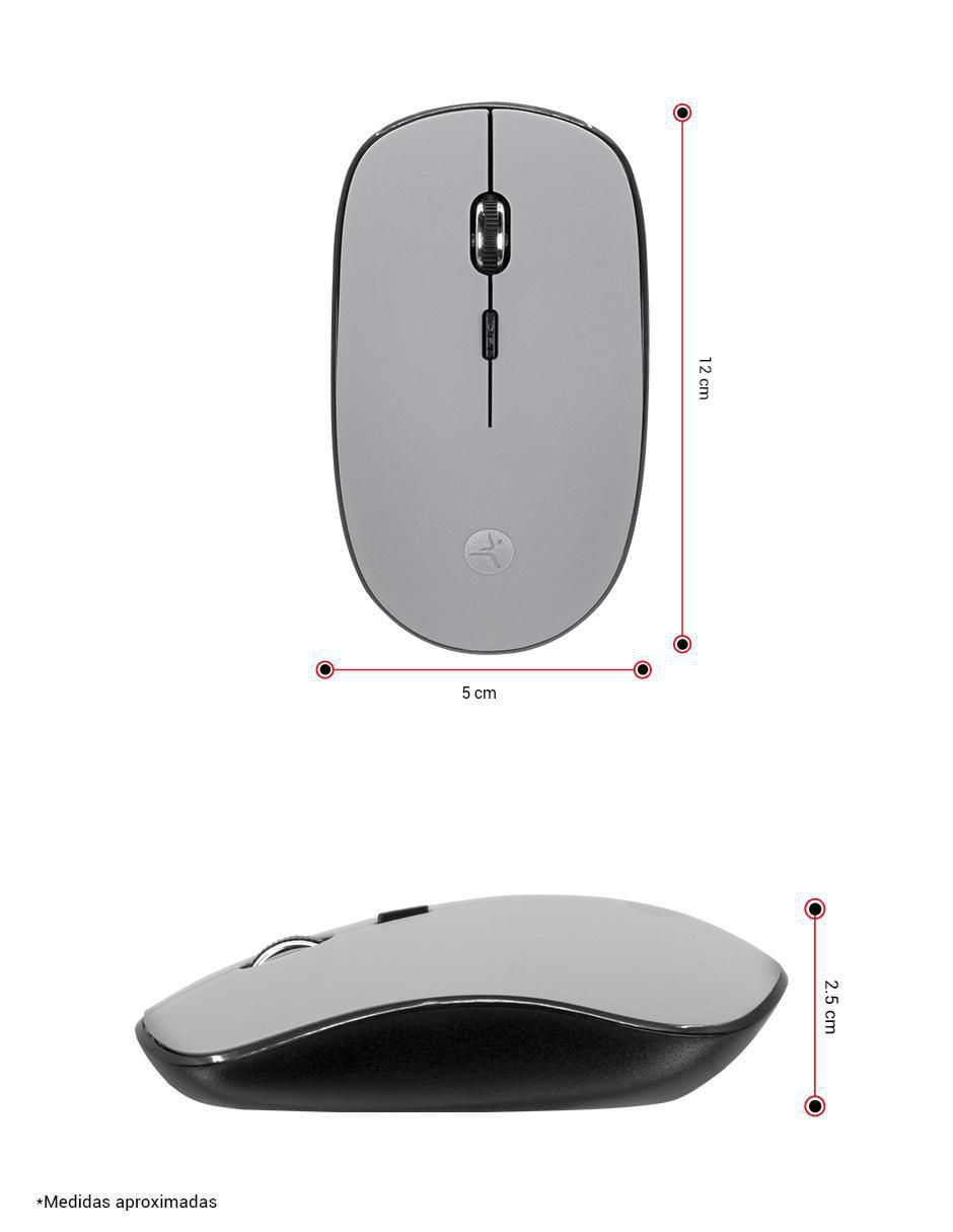 Mouse Inalámbrico 1200 DPI Tipo Diamante 6