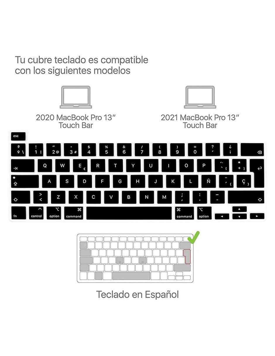 Protector de Teclado para Macbook Pro 2020-2021 13 Pulgadas 3
