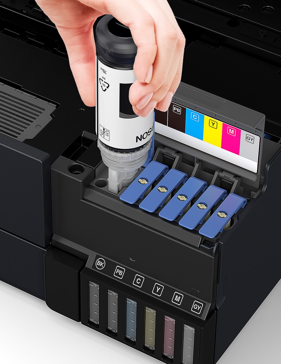 Multifuncional L8180 de inyección de tinta alámbrica a color 4