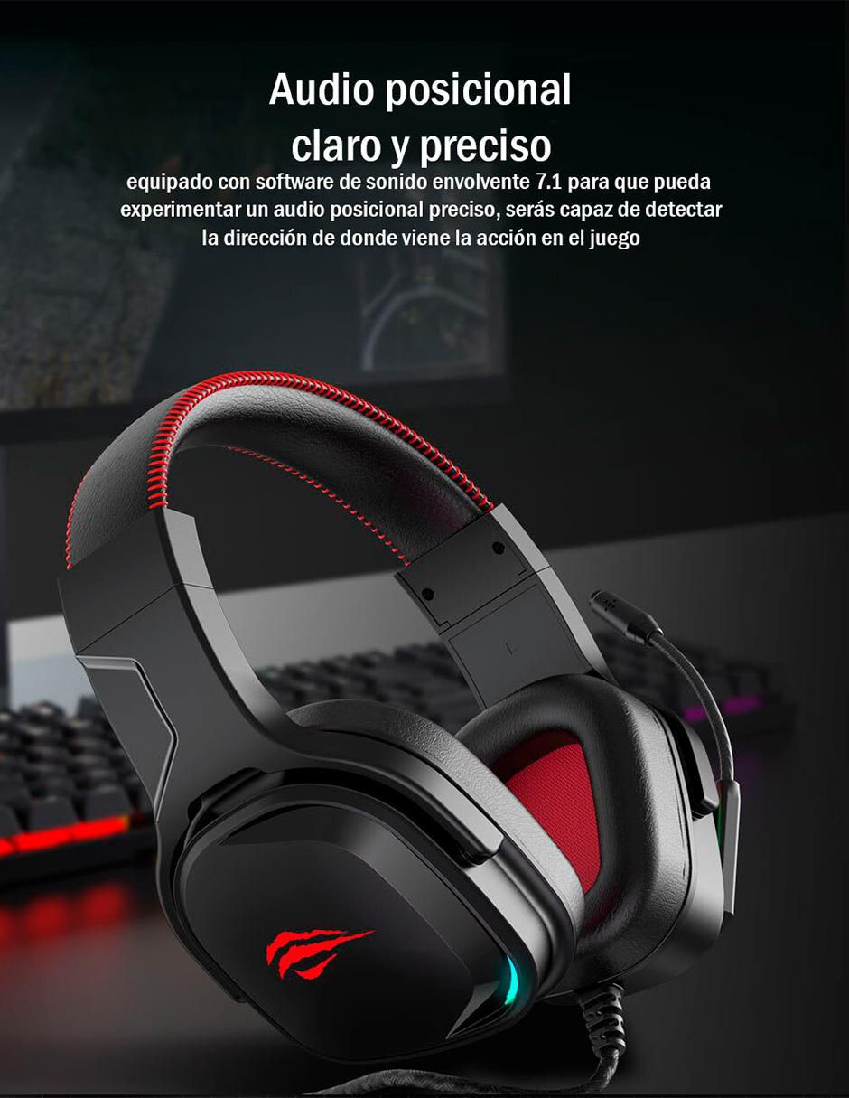 Audífonos Gamer Over-Ear Alámbricos 2