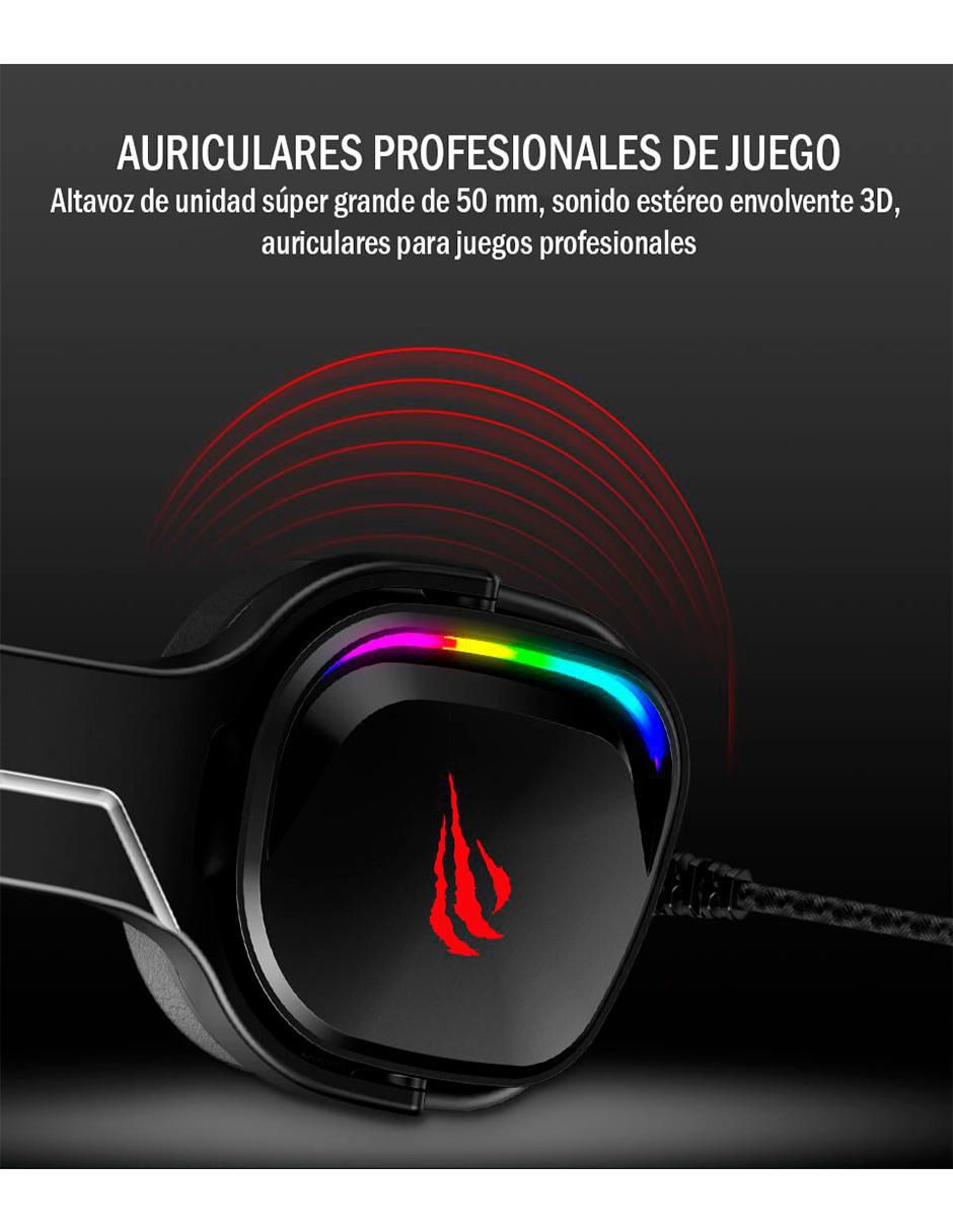 Audífonos Gamer Over-Ear Alámbricos 4