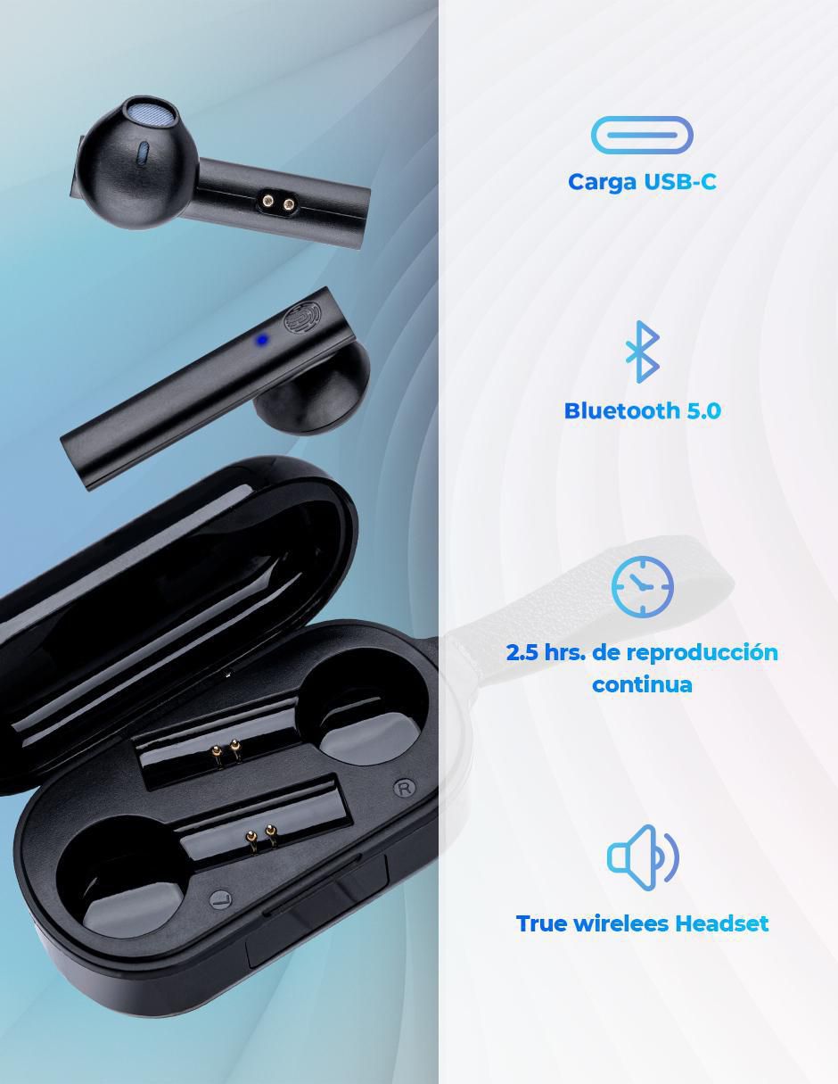Audífonos In-Ear DN-TWS09F Inalámbricos con Cancelación de Ruido 4