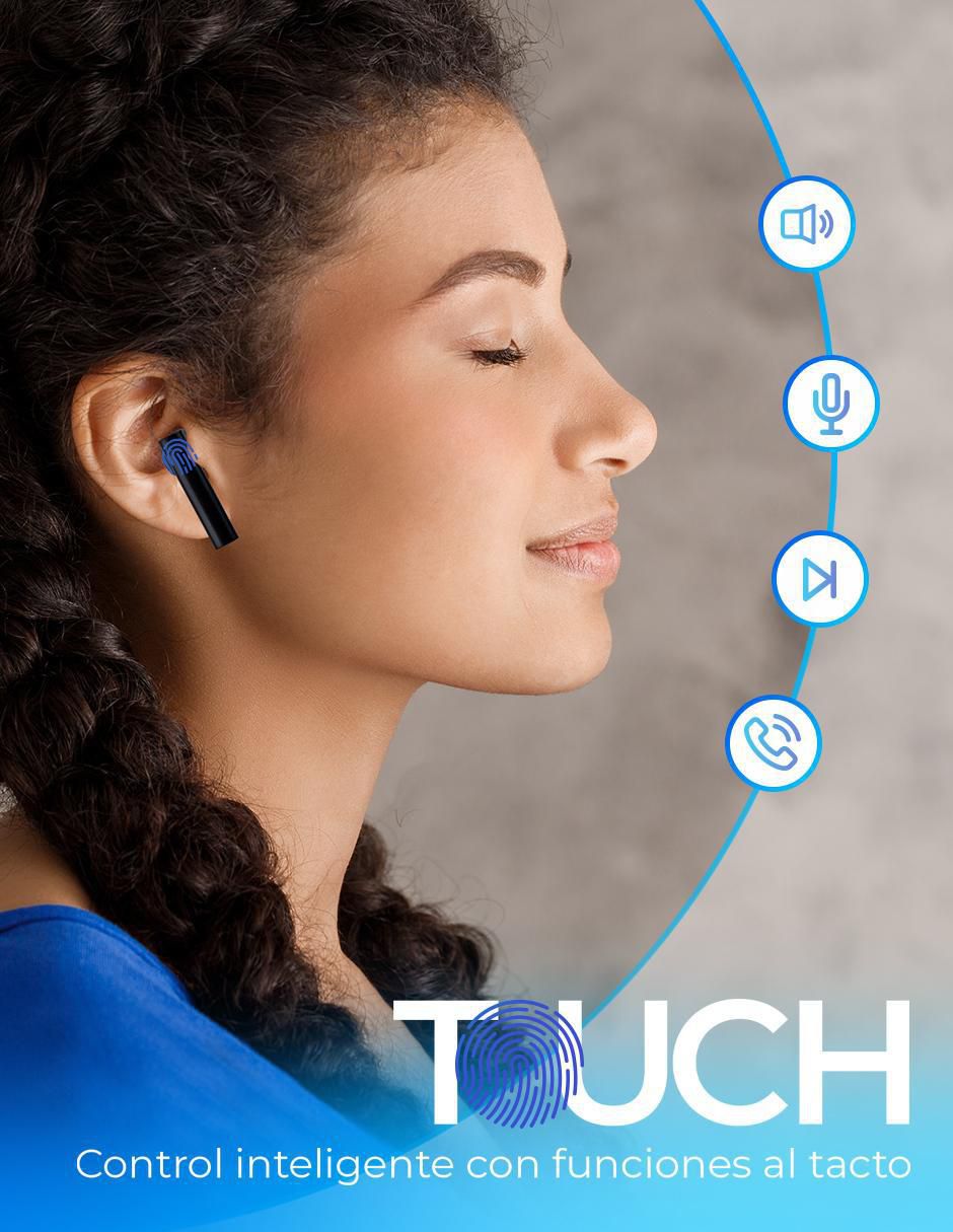 Audífonos In-Ear DN-TWS09F Inalámbricos con Cancelación de Ruido 6