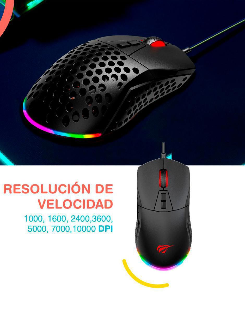 Mouse Gaming Alámbrico 8