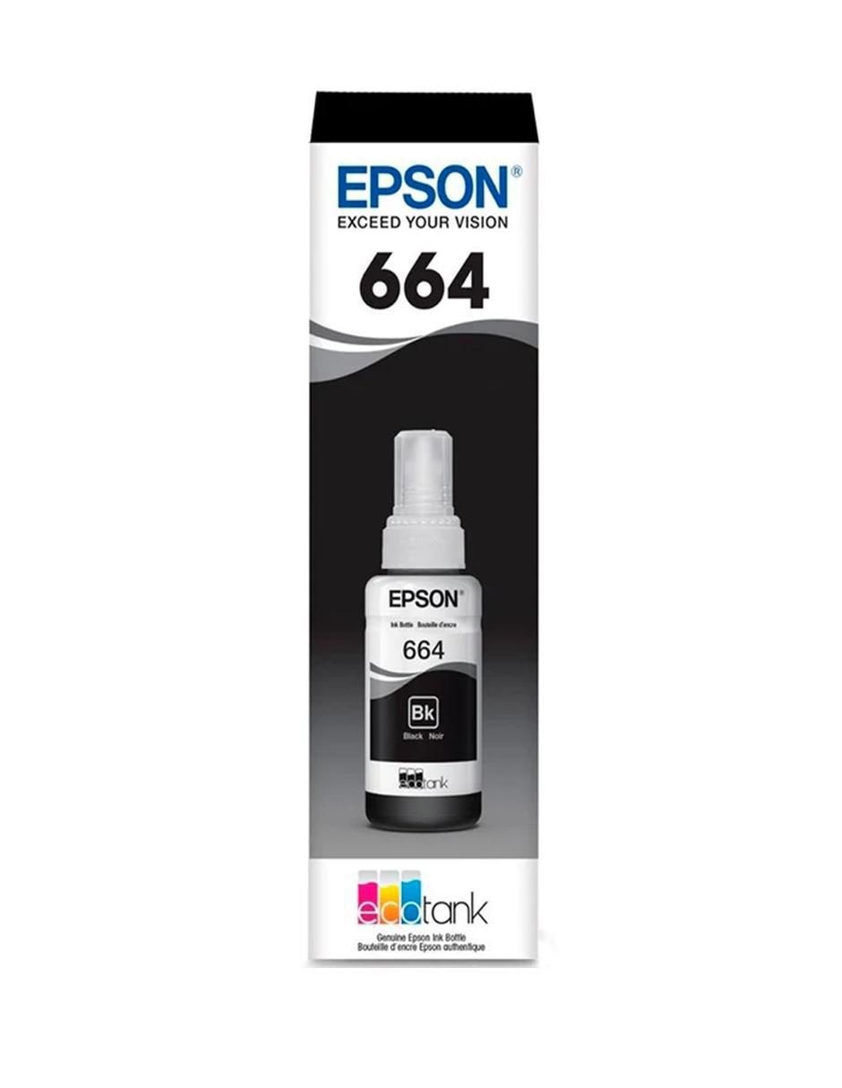 Botella de Tinta T664120 negro 2