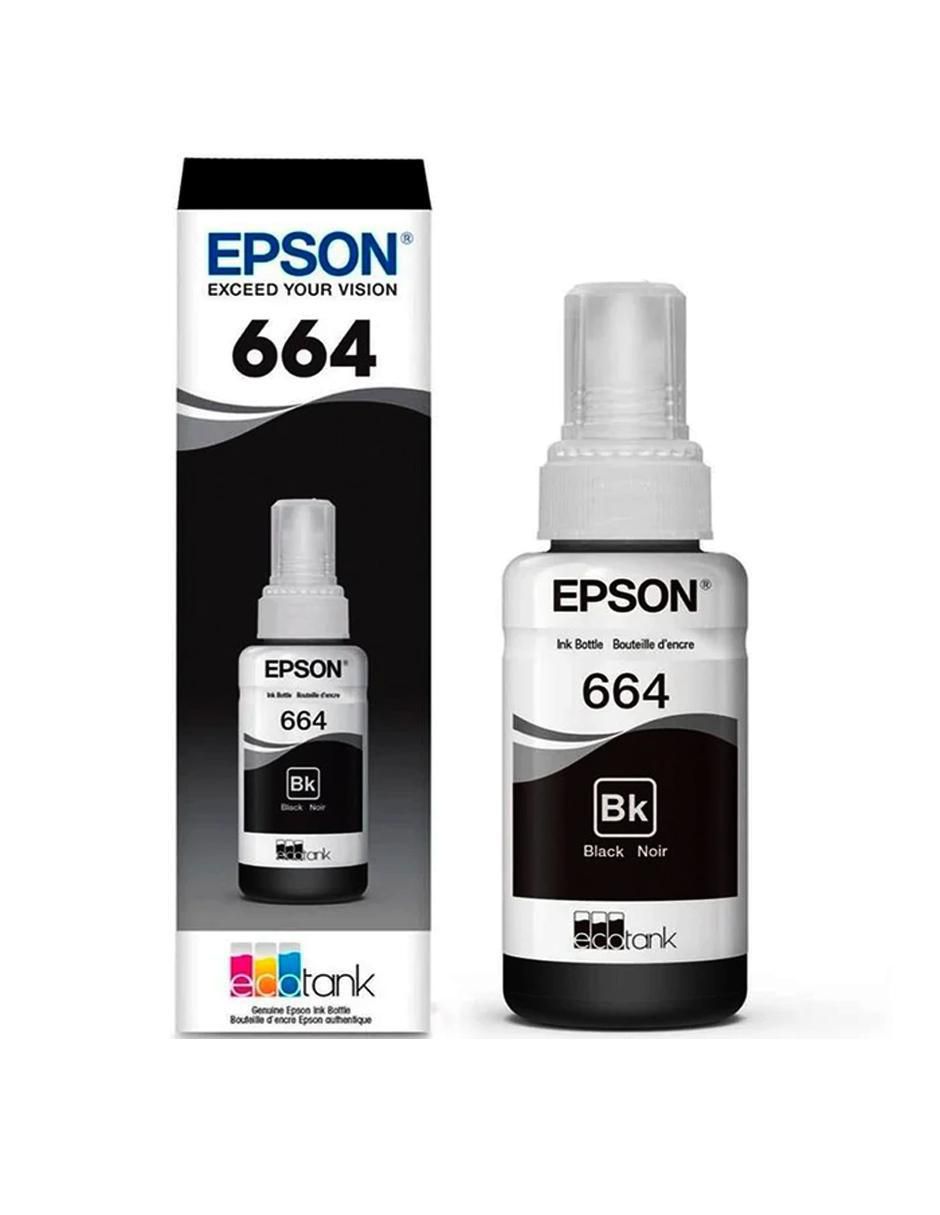 Botella de Tinta T664120 negro 4